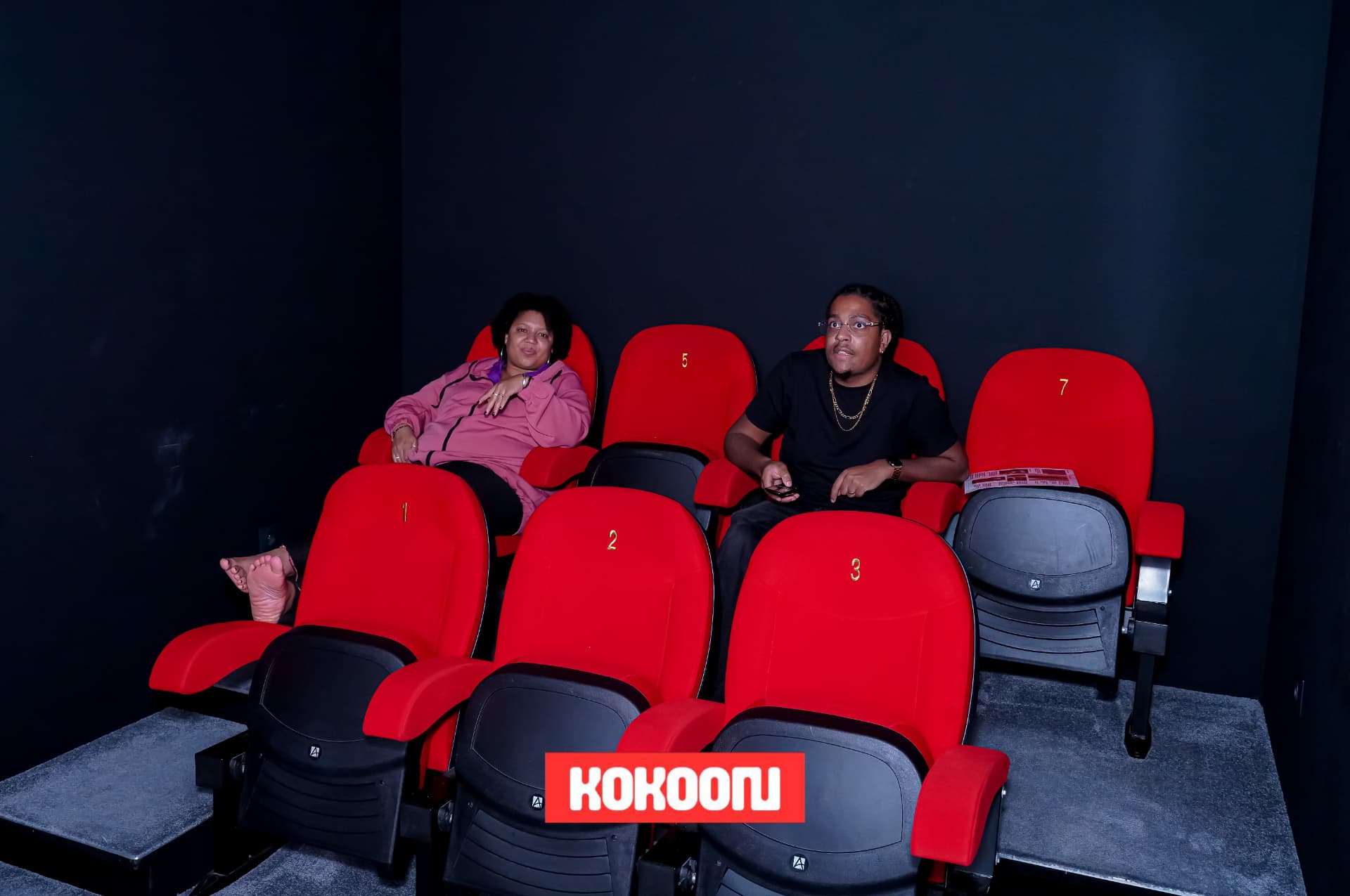 Moment cinéma entre membres KOKOON