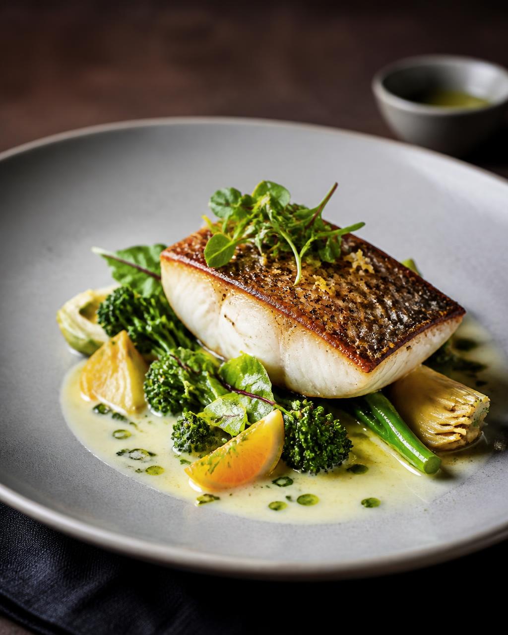 Poisson rôti dressé par KOKOON